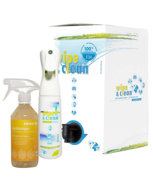 set detergenti ai microrganismi effettivi con flairosol