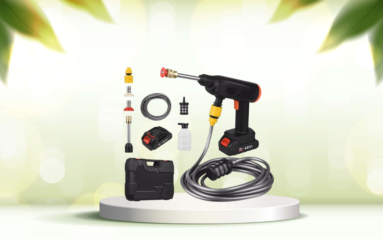 Scopri la pistola idropulitrice portatile: la soluzione potente per ogni pulizia